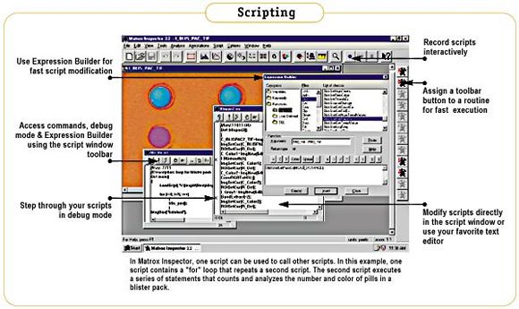 Skrypty w Matrox Inspector